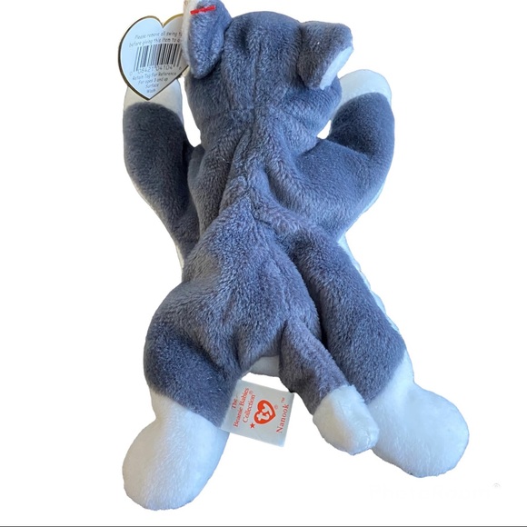Ty Beanie Babies Nanook the Husky  Rare Retired, Birthday November 21, 1996 - Picture 2 of 5